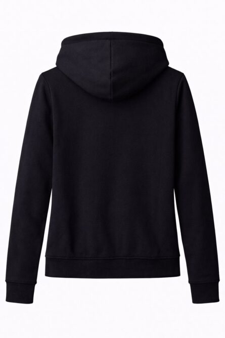 Sudadera Michael Kors Mujer Negra con Logo MK Dorado - Imagen 3